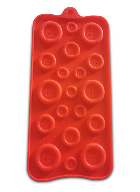 Button-Shaped Cake D&eacute;cor Silicone Molds for Fondant and Chocolate &ndash; Ideal for Creating Intricate Designs for Cupcakes, Cakes, and More