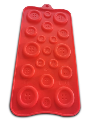 Button-Shaped Cake D&eacute;cor Silicone Molds for Fondant and Chocolate &ndash; Ideal for Creating Intricate Designs for Cupcakes, Cakes, and More