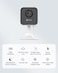 EZVIZ H1C CCTV Camera for Home, 1080p WiFi Security Camera, Baby Monitor Mini Camera with Night Vision, Two Way Talk, Sleep Mode, Sounds Alert, Motion Detection, Supports MicroSD Card