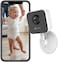 EZVIZ H1C CCTV Camera for Home, 1080p WiFi Security Camera, Baby Monitor Mini Camera with Night Vision, Two Way Talk, Sleep Mode, Sounds Alert, Motion Detection, Supports MicroSD Card