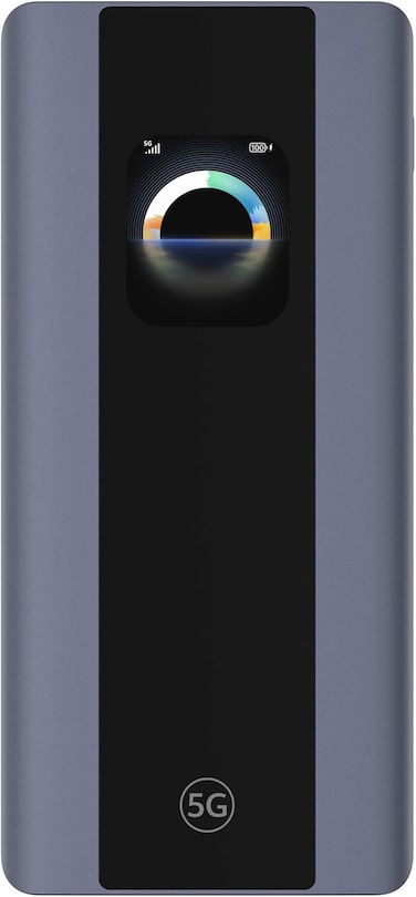 Brovi 5G Mobile WiFi Pro 5 E6888-982,OLED Touchscreen Upload 3.6Gbps Download 500Mbps Upload Wi-Fi 6 Plus with 7000mAh Battery