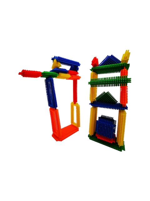 Building Blocks Set for Kids- Multi-Color Interlocking Construction Toys for Fun, STEM Learning, and Educational Playtime Activities