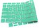USA Version English Language Silicone Keyboard Cover Compatible for MacBook Air 13" 2020 M1 Chip Model A2179/A2337 With Touch ID, Dust/Spill Protection, Easy Install &amp; Washable Protector, Mint Green