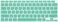USA Version English Language Silicone Keyboard Cover Compatible for MacBook Air 13" 2020 M1 Chip Model A2179/A2337 With Touch ID, Dust/Spill Protection, Easy Install &amp; Washable Protector, Mint Green