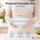 Glasslock 715ml Glass Food Storage Container Rectangular Airtight BPA Free Lid Microwave Freezer Safe Meal Prep Lunch Box