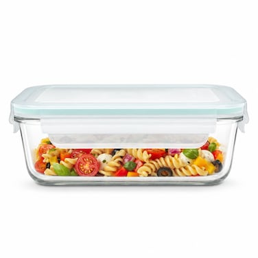 Glasslock 1000ml Glass Food Storage Container Rectangular Airtight BPA Free Lid Microwave Freezer Safe Meal Prep Lunch Box