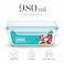 Glasslock 980ml Glass Food Storage Container Rectangular Airtight BPA Free Lid Microwave Freezer Safe Meal Prep Lunch Box