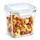 Glasslock 920ml Glass Food Storage Container Tall Square Airtight BPA Free Lid Microwave Freezer Safe Meal Prep Box