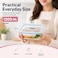 Glasslock 1200ml Glass Food Storage Container Square Airtight BPA Free Lid Microwave Freezer Safe Meal Prep Lunch Box