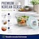 Glasslock 2000ml Tempered Glass Mixing Bowl Airtight BPA Free Locking Lid Microwave Fridge Freezer Dishwasher Safe Clear Salad Soup Bowl