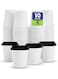 Packing 4 oz (Pack of 10) Heavy Duty Disposable Coffee Paper Cup with Lid White- Single Wall Disposable Cups with Lid for Cold &amp; Hot Drinks - Ideal Coffee Cups Disposable for Cafes &amp; Offices.