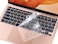 USA Version Clear Skin Silicone Keyboard Cover Compatible for MacBook Air 13" 2020 M1 Chip Model A2179/A2337 With Touch ID, Dust/Spill Protection, Easy Install &amp; Washable Protector, Clear/White