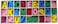 Wooden Letters Capital Letters Wooden Alphabet Wooden Letters A to Z for Crafts, DIY, Decorations ( 5 Letter Each)