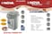 Electric Thermo Pot Water Dispenser - 750 Watts, Instant Hot Water, Energy Efficient, Auto Shut-Off, Stainless Steel" 3.0Litres