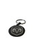 Dodge Ram Logo Metal Keychain – Round Black and Silver Design with Bold Ram Emblem – Durable and Stylish Car Key Ring Accessory for Dodge Truck Owners and Auto Enthusiasts
