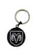 Dodge Ram Logo Metal Keychain – Round Black and Silver Design with Bold Ram Emblem – Durable and Stylish Car Key Ring Accessory for Dodge Truck Owners and Auto Enthusiasts
