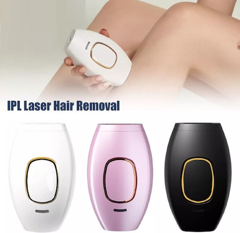 Laser IPL Permanent Hair Removal Machine, Face &amp; Body Skin Painless Safety Epilator - Long-Lasting Results, Suitable for All Skin Types&quot; Rose Pink