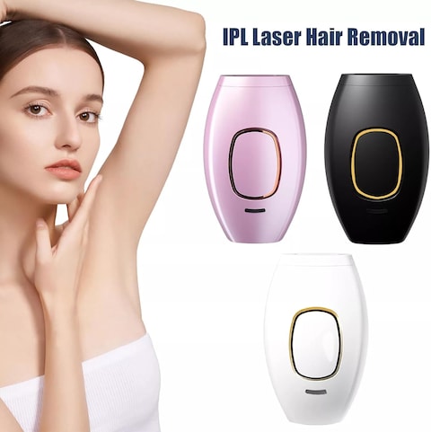 Laser IPL Permanent Hair Removal Machine, Face &amp; Body Skin Painless Safety Epilator - Long-Lasting Results, Suitable for All Skin Types&quot; Rose Pink