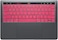 USA Version English Silicone Protective Keyboard Cover for Macbook Pro 13/15 Inch with Touch Bar Model A1706/A1707/A1989/A1990/A 2159, Release 2016/2017/2018/2019, Pink