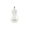 Electric Arabic Coffee Dallah Pot 400ml White &amp; Gold, Fast Heating Coffee &amp; Tea Maker with Keep Warm
