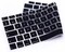 EU/UK Layout French Language Silicone Keyboard Cover for MacBook Air 13&quot; 2020 M1 Chip Model A2179/A2337 With Touch ID, Dust/Spill Protection, Easy Install &amp; Washable Accessories Protector, Black