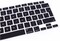 EU/UK Layout French Language Silicone Keyboard Cover for MacBook Air 13&quot; 2020 M1 Chip Model A2179/A2337 With Touch ID, Dust/Spill Protection, Easy Install &amp; Washable Accessories Protector, Black