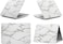 Protective Hard Shell Case Cover Compatible with MacBook Pro 16-Inch Model (A2141 MVVJ2xx/A, MVVK2xx/A, MVVL2xx/A, MVVM2xx/A) Retina Display with Touch Bar Touch ID, White Marble