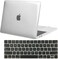 Hard Shell Case &amp; US Layout English Keypad Cover Compatible for MacBook New Pro 13&quot; with Touch Bar and Touch ID, Model A1706/A1708/A2159/A1989, Release in 2016/2017/2018, Clear