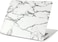 Plastic Hard Shell Case Cover Compatible with Older Version MacBook Air 13.3-Inch Model:- A1369/A1466 Release 2010 to 2017, White Marble