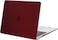 Protective Hard Shell Case Cover Compatible with MacBook Pro 16-Inch Model (A2141 MVVJ2xx/A, MVVK2xx/A, MVVL2xx/A, MVVM2xx/A) Retina Display with Touch Bar Touch ID, Wine Red