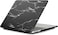 Hard Shell Case &amp; UK Layout English Keypad Cover Compatible for MacBook New Pro 13" with Touch Bar and Touch ID, Model A1706/A1708/A2159/A1989, Release in 2016/2017/2018, Black Marble