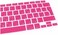 EU/UK Layout Russian Language Silicone Keyboard Cover for MacBook Air 13" 2020 M1 Chip Model A2179/A2337 With Touch ID, Dust/Spill Protection, Easy Install &amp; Washable Accessories Protector, Pink