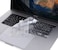 US Version Clear Skin Waterproof Silicone Keyboard Cover for Newest MacBook Pro 16" 2019 with Touch Bar Model A2141 &amp; MacBook Pro 13" 2020 with Touch Bar Model A2338 M1 M2 Chip/A2289/A2251, Clear