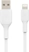 Belkin Lightning Cable (Boost Charge Lightning to USB Cable for iPhone, iPad, AirPods) MFi-Certified iPhone Charging Cable (White, 1m)
