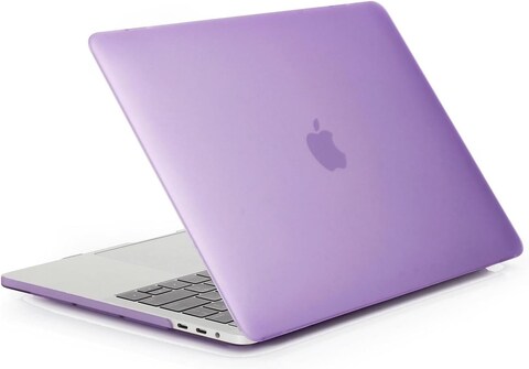 Hard Shell Case &amp; UK Layout English Keypad Cover Compatible for MacBook New Pro 13&quot; with Touch Bar and Touch ID, Model A1706/A1708/A2159/A1989, Release in 2016/2017/2018, Purple