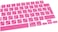 EU/UK Layout Russian English Keyboard Cover for MacBook Air 15.3" M2 A2941/Air 13.6" M2 A2681, MacBook Pro 14.2"/16.2" 2023-2021 M3/M2/M1, A2918/A2992/A2779/A2442/A2991/A2780/A2485, Pink