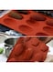 Elegant 9-Cavity Shell Design Mold for Baking, Brown