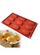 Elegant 9-Cavity Shell Design Mold for Baking, Brown
