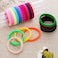 Colorful Elastic Hair Ties - 20PCS Soft Stretch No Damage Hair Bands for Women, Girls &amp; Kids - Assorted Rainbow Colors for All Hair Types (Multicolor)