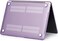 Protective Hard Shell Case Cover Compatible with New Version MacBook Air 13-Inch with Retina Display &amp; Touch ID Model:- A2337 M1/A2179/A1932, Release 2018/2019/2020/2021, Purple