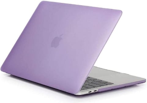 Protective Hard Shell Case Cover Compatible with New Version MacBook Air 13-Inch with Retina Display &amp; Touch ID Model:- A2337 M1/A2179/A1932, Release 2018/2019/2020/2021, Purple
