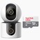 Xiaomi C500 Dual Smart Security Camera with 256GB Memory Card Support, 2K HD WiFi Home Surveillance Camera with Night Vision, Motion Detection, Two-Way Audio, Indoor Baby &amp; Pet Monitor