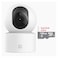 XIAOMI C201 Smart Security Camera with 128GB Memory Card – 360° Full HD WiFi Indoor Surveillance Camera with Night Vision & Motion Detection