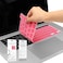 US Version English Language Silicone Keyboard Cover for Newest MacBook Pro 16" 2019 with Touch Bar Model A2141 &amp; MacBook Pro 13" 2020 with Touch Bar Model A2338 M1 M2 Chip/A2289/A2251, Pink