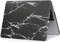 Hard Shell Case &amp; US Layout English Keypad Cover Compatible for MacBook New Pro 13&quot; with Touch Bar and Touch ID, Model A1706/A1708/A2159/A1989, Release in 2016/2017/2018, Black Marble