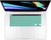 US Version English Language Silicone Keyboard Cover for Newest MacBook Pro 16" 2019 with Touch Bar Model A2141 &amp; MacBook Pro 13" 2020 with Touch Bar Model A2338 M1 M2 Chip/A2289/A2251, Mint Green