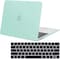 Hard Shell Case &amp; US Layout English Keypad Cover Compatible for MacBook New Pro 13&quot; with Touch Bar and Touch ID, Model A1706/A1708/A2159/A1989, Release in 2016/2017/2018, Mint Green