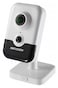 Hikvision Indoor Fixed Cube Network Camera with Built-in Mic, Speaker, and Desk Stand