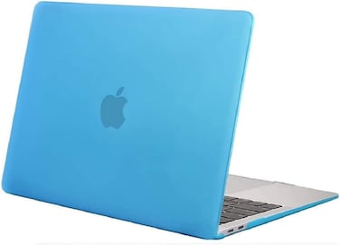 Protective Hard Shell Case Cover Compatible with New Version MacBook Air 13-Inch with Retina Display &amp; Touch ID Model:- A2337 M1/A2179/A1932, Release 2018/2019/2020/2021, Sky Blue