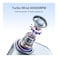 JISULIFE Portable Neck Fan, 100-Speed Adjustable 40000 RPM Personal Mini Necklace Wearable Belt Fan, 16H Rechargeable Battery 4500mAh with LED Display for Outdoor Travel Camping Gifts- Blue